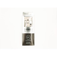 Магнітний USB кабель 3 в 1 (Micro, Type-C, Lightning) X-CABLE Круглий 360 Градусів Сірий