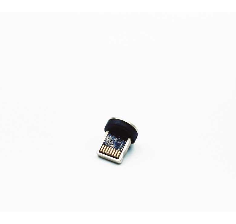 Магнітний USB кабель 3 в 1 (Micro, Type-C, Lightning) X-CABLE Круглий 360 Градусів Сірий