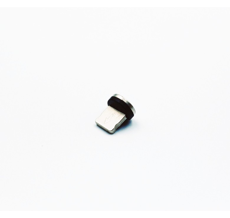 Магнітний кабель USB кабель для Iphone 6/7/8 X-CABLE Круглий 360 градусів Сірий
