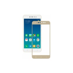 Загартоване захисне скло на Xiaomi Redmi Note 5A  Золота рамка