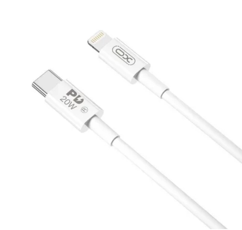 Кабель Hoco. Type-C - Lightning для смартфонов 1 метр Белый