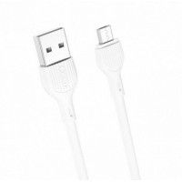 Кабель Micro USB  XO-NB200 для смартфонів Xiaomi Redmi 6 / Xiaomi Redmi 6A 1 метр Білий