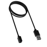 Магнітний USB кабель на смарт-годинник Xiaomi Redmi Watch 2 Lite  50 см. Чорний