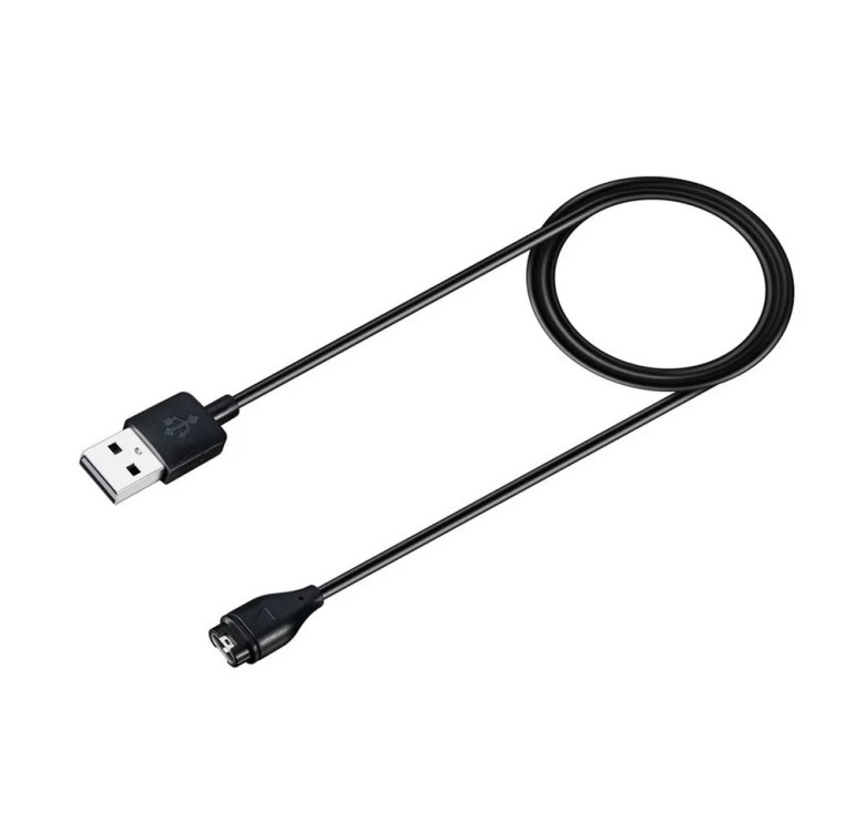 Зарядний USB кабель на розумний годинник Garmin Forerunner 935 / Garmin Quanix 5 100 см. Чорний