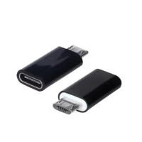 Перехідник із Micro на TYPE-C для смартфонів та інших пристроїв / Чорний
