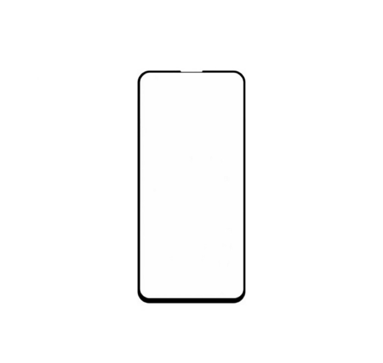 Загартоване захисне скло на Samsung Galaxy A71 (A715) Чорна рамка