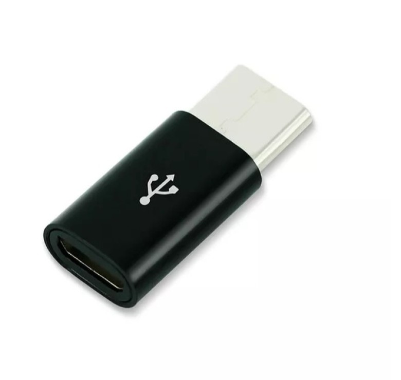 Перехідник з TYPE-C на Micro для смартфонів та інших пристроїв Чорний