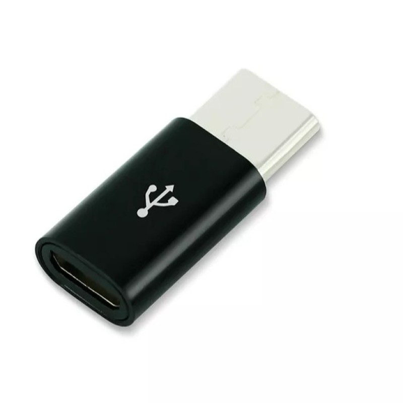 Перехідник з TYPE-C на Micro для смартфонів та інших пристроїв Чорний