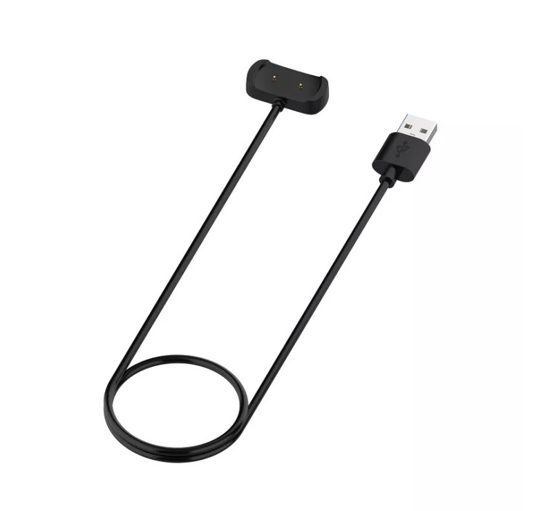 Магнітний USB кабель на годинник Huami Amazfit GTR 2e Sim A2014 / Huami Amazfit T-Rex Pro A2011 50 см. Чорний
