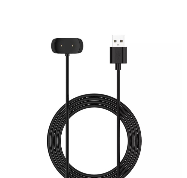 Магнітний USB кабель на годинник Huami Amazfit GTR 2e Sim A2014 / Huami Amazfit T-Rex Pro A2011 50 см. Чорний