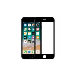 Закаленное защитное стекло на Iphone 6 Plus Полное покритие  Черная рамка