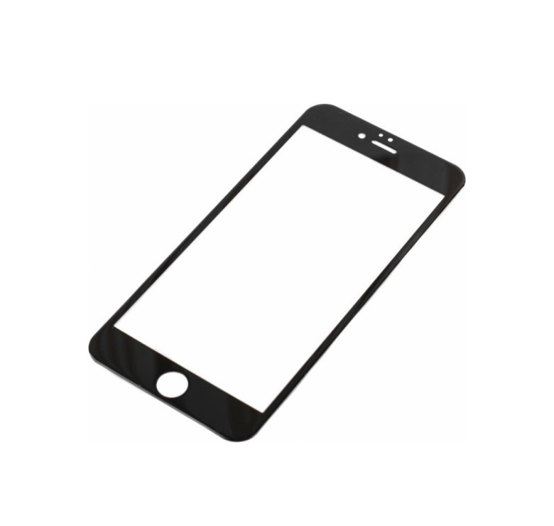 Загартоване захисне скло на Iphone 6 Plus Повне покриття Чорна рамка