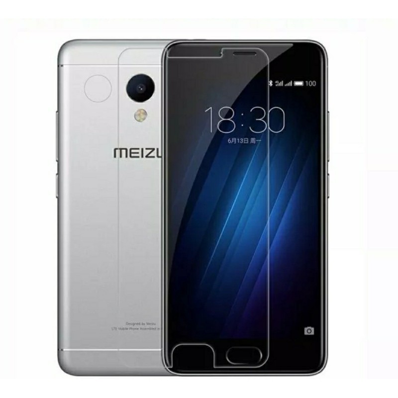Закаленное защитное стекло на Meizu M3S / Meizu M3S Mini Прозрачное