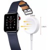 Безпровідний зарядний пристрій для годинників Apple watch 1 метр Білий