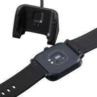 Зарядна USB станція на розумний годинник Xiaomi Huami Amazfit Bip A1608 1 метр  Чорний