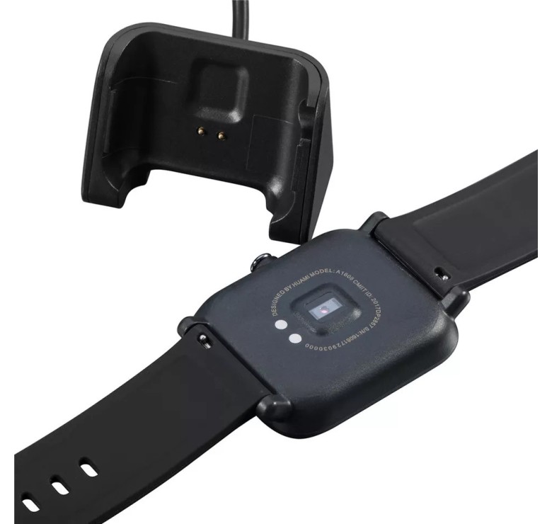 Зарядна USB станція на розумний годинник Xiaomi Huami Amazfit Bip A1608 1 метр Чорний