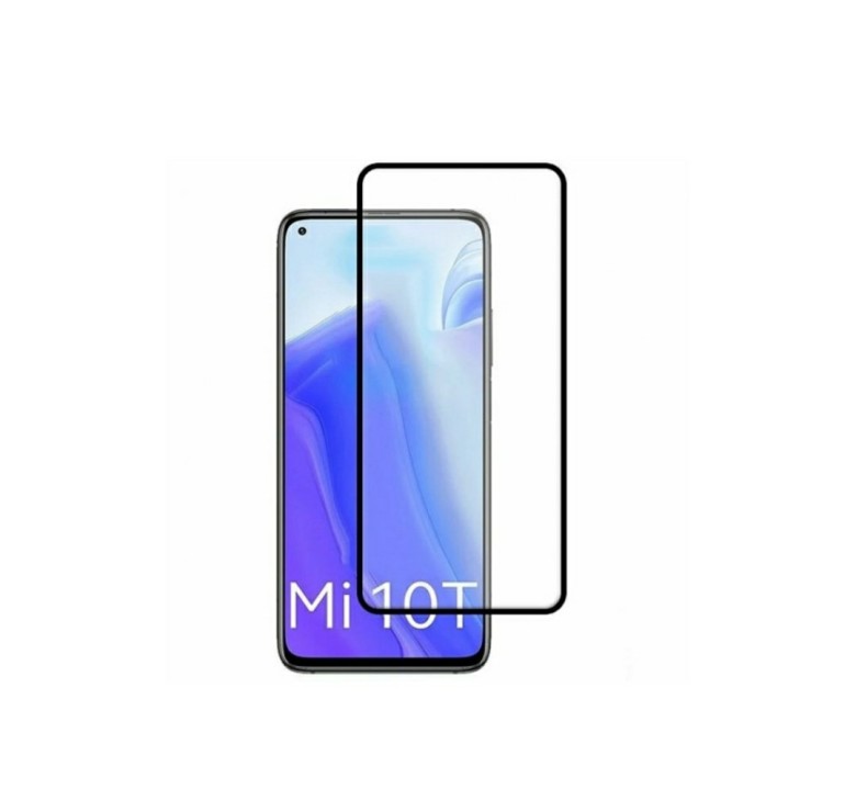 Загартоване захисне скло на Xiaomi Mi 10T 5G Чорна рамка