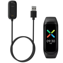 Зарядный USB кабель на умные часы Oppo Band AB96  100 см. Черный