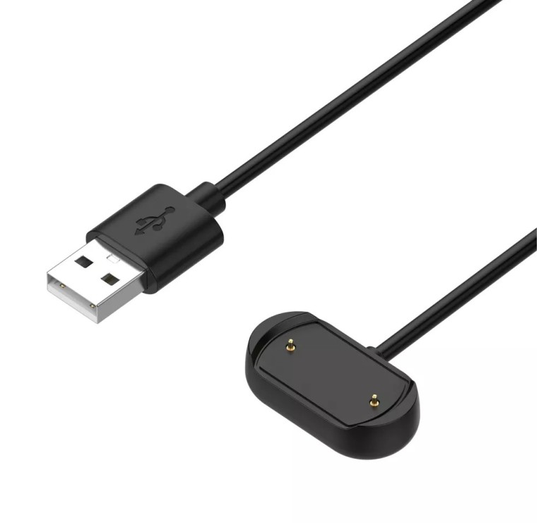 Магнітний USB кабель на годинник Huami T Rex 2 (A2169) 100 см. Чорний