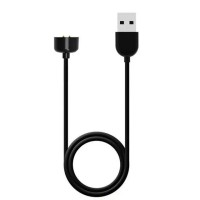 Магнітний USB кабель на фітнес-браслет Xiaomi Mi Band 7  50 см. Чорний