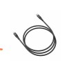 Кабель Hoco. DU02 Max / Type-C - Lightning / для смартфонів 1 метр / Нейлонове сплетіння / Чорний