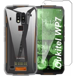 Закаленное защитное стекло на Oukitel WP7  Полноразмерное  Прозрачное