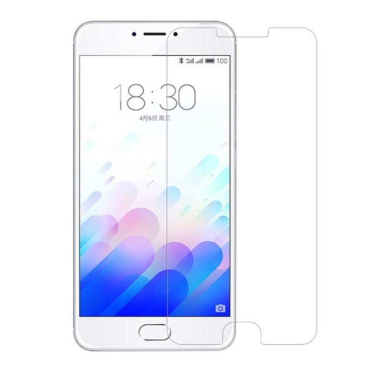 Загартоване захисне скло на Meizu M3 Note / Без рамки / Прозоре