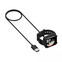 Магнітний USB кабель на смарт-годинник Xiaomi Mi Watch Lite / 1 метр / Чорний