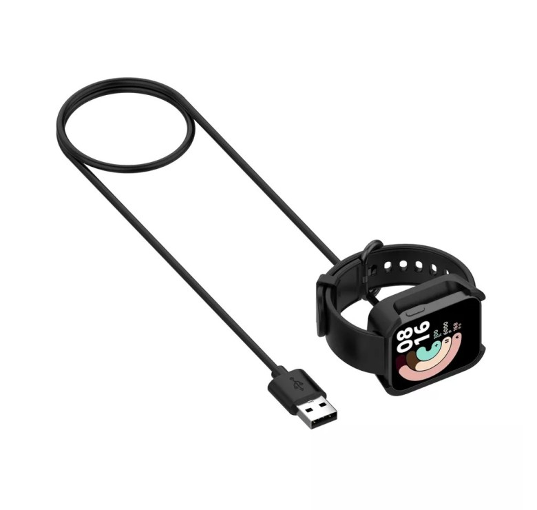 Магнітний USB кабель на смарт-годинник Xiaomi Mi Watch Lite / 1 метр / Чорний
