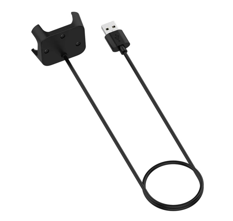 Магнітний USB кабель на смарт-годинник Xiaomi Mi Watch Lite / 1 метр / Чорний