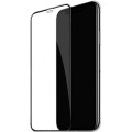 Загартоване скло на Iphone 11 Pro MAX / Повне покриття / Чорна рамка
