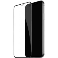 Загартоване скло на  Iphone 11 Pro MAX / Повне покриття / Чорна рамка