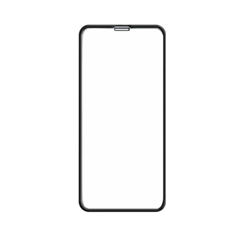Загартоване скло на Iphone XR, Iphone 11 / Повне покриття / Чорна рамка