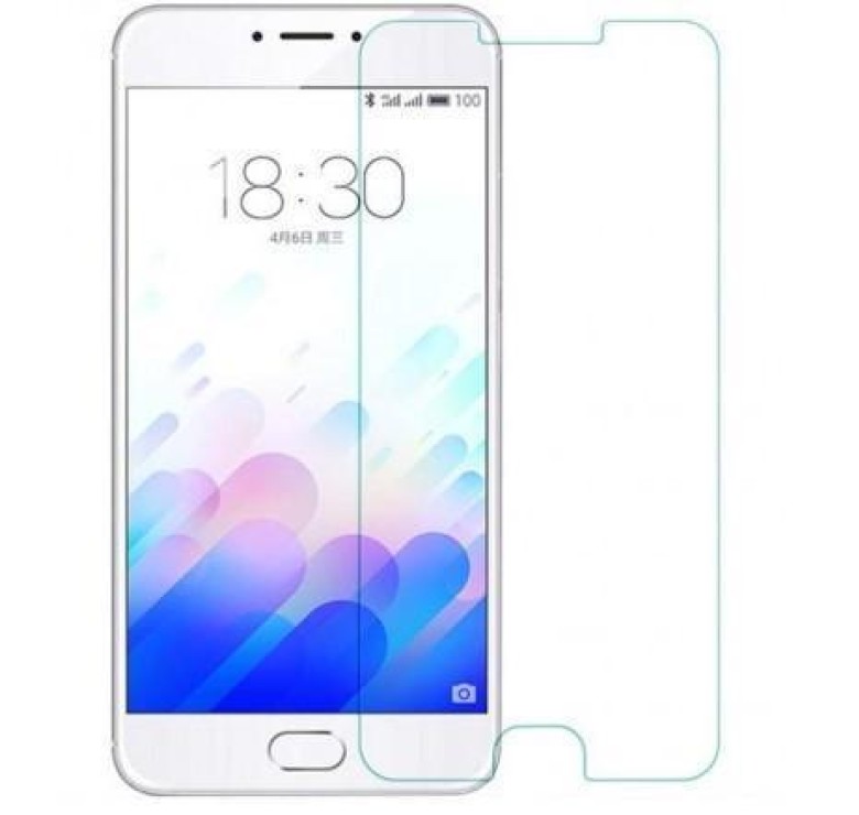 Загартоване захисне скло на Meizu X / Без рамки / Прозрачне