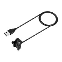 Зарядний USB кабель для браслета Honor Band 3 / Honor Band 4 / Honor Band 5 / 100 см. Чорний