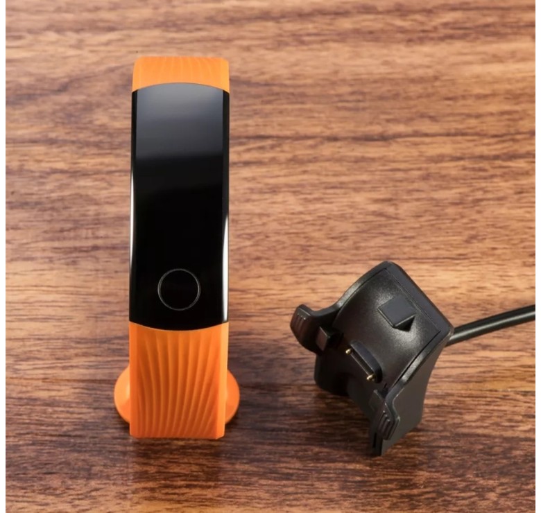 Зарядний USB кабель для браслета Honor Band 3 / Honor Band 4 / Honor Band 5 / 100 см. Чорний