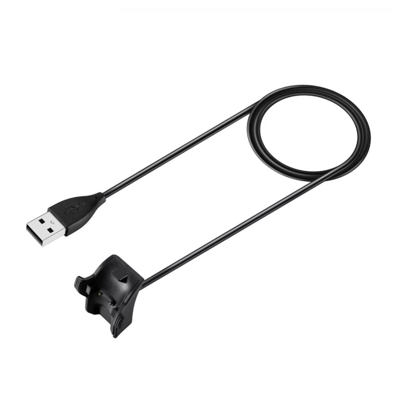 Зарядный кабель USB для браслета Honor Band 3 / Honor Band 4 / Honor Band 5 / 100 см. Черный