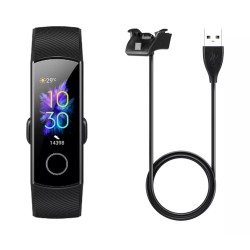 Зарядний USB кабель для браслета Huawei Band 2 pro /  Huawei Band 3 pro / 100 см. Чорний