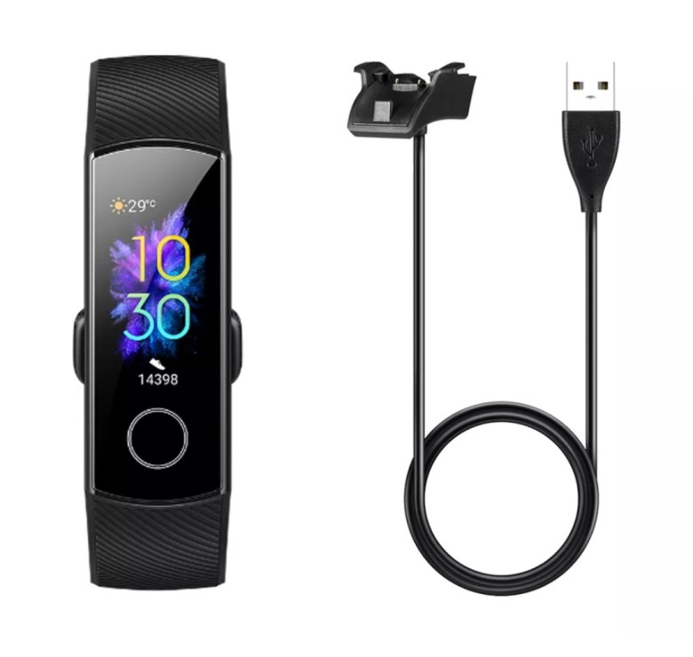 Зарядний USB кабель для браслета Huawei Band 2 pro / Huawei Band 3 pro / 100 см. Чорний