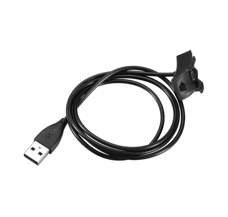 Зарядний USB кабель для браслета Huawei Band 2 pro / Huawei Band 3 pro / 100 см. Чорний