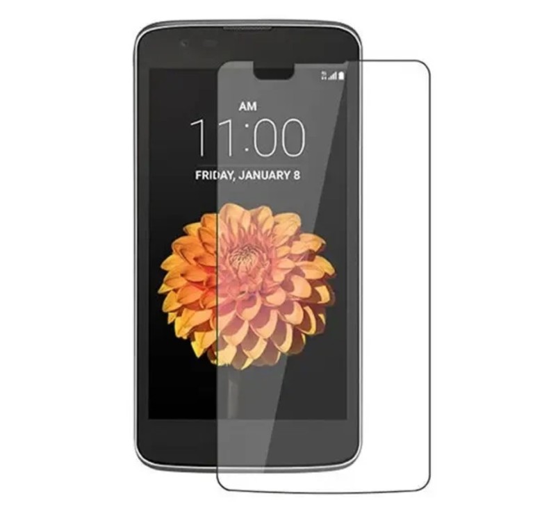 Загартоване захисне скло на LG K7 / Без рамки / Прозрачне