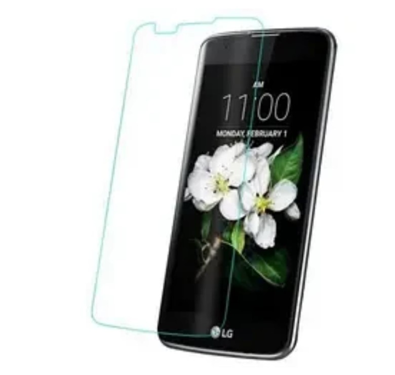 Загартоване захисне скло на LG K8V / Без рамки / Прозрачне