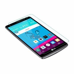 Закаленное защитное стекло на LG G4 Stilus / Без рамки / Прозрачное