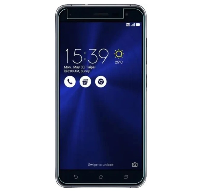 Загартоване захисне скло на Asus Zenfone 3 (ZE520KL) / Без рамки / Прозоре