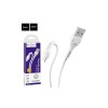 Кабель Micro - USB hoco. X37 для смартфонів / 1 метр / до 2.4 Ампера / Білий