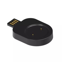 Магнітна USB зарядна станція на годинник Amazfit GTR 2 / Amazfit bip U та інших / Чорна