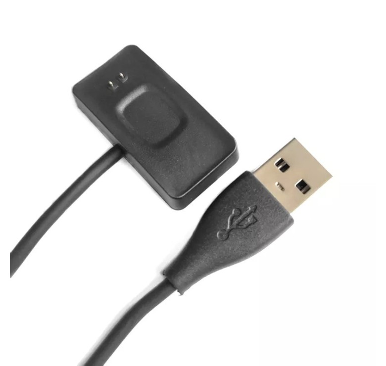 Зарядний магнітний USB кабель для браслета Honor Band A2 / 100 см. / Чорний