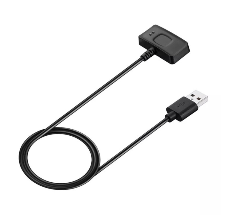 Зарядний магнітний USB кабель для браслета Honor Band A2 / 100 см. / Чорний