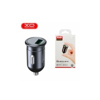 Зарядка автомобільна від прикурювача для смартфонів XO-CC46 / Швидка зарядка Quick Charge 3.0 / Темно-сірий