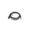 Перехідник кабель з Lightning на AUX аудіо 3.5 mm. / 1 метр / Чорний